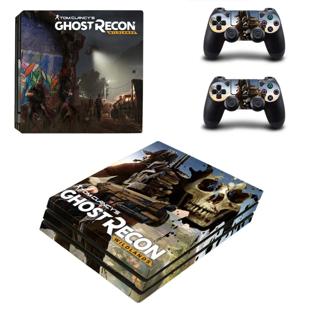 Наклейки на кожу PS4 PRO Ghost Recon Play station 4 Pro контроллер консоли крышки наклейки