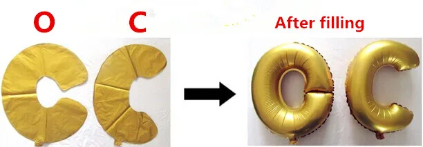 30 дюймовые золотые серебряные баллоны в форме сердца с гелием Большие шарики