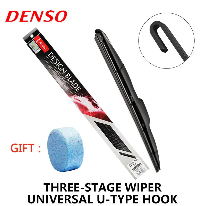1 шт./лот DENSO лобовое стекло автомобиля дворники u тип Универсальный U Крюк Сегментированный Узелок Дизайн
