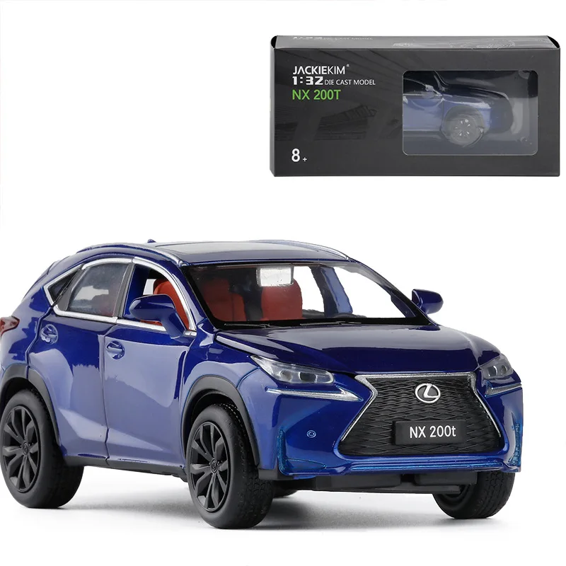 Blue HOMMAT Simulation 1:32 Lexus NX 200T внедорожный внедорожник модель автомобиля литые под давлением игрушки модели автомобилей детские игрушки для детей - Цвет: Blue
