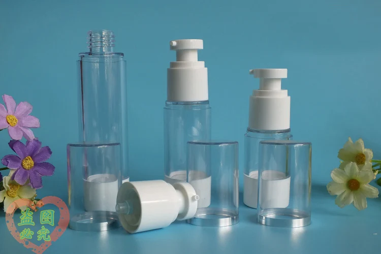 Пластиковый безвоздушный насос для кожи вокруг глаз 30 мл|bottle brand|bottles for essential