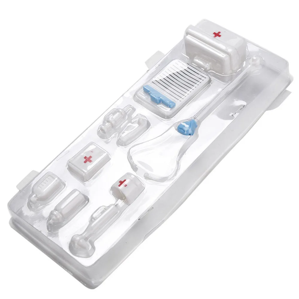 

Puzzle Educational Toy Doctor Nurse Medical Role Play for doll Play House Accessories Plastic Children's Toys Gift