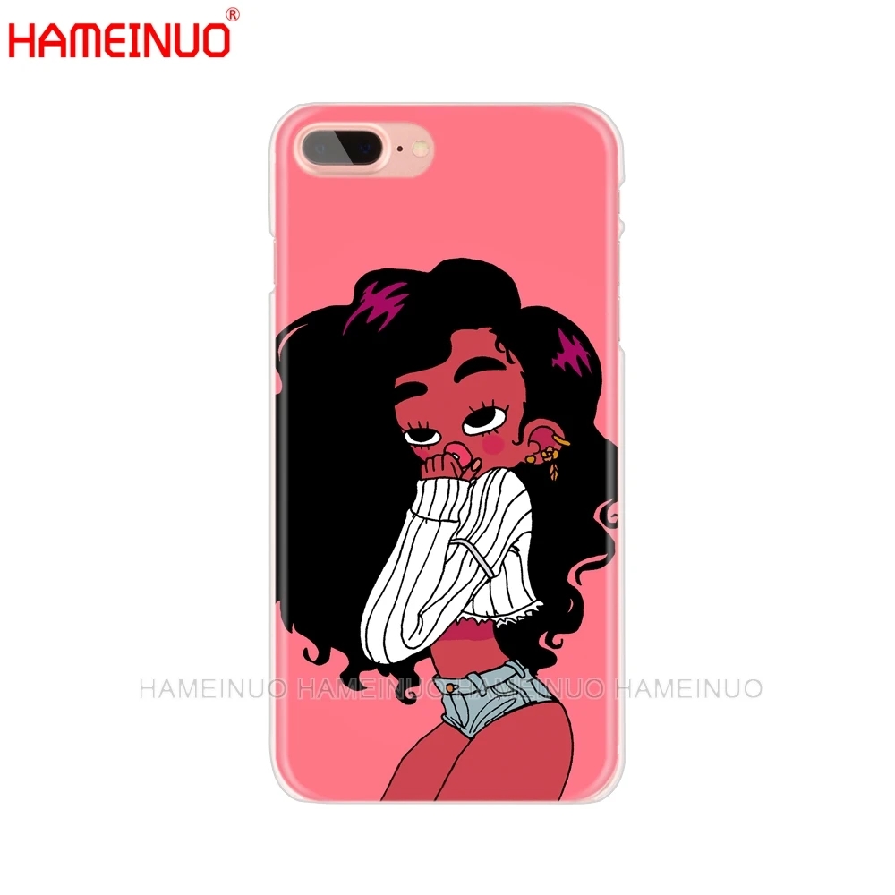 HAMEINUO модный сексуальный черный чехол для мобильного телефона iphone X 8 7 6 4 4S 5 5S SE 5c 6s