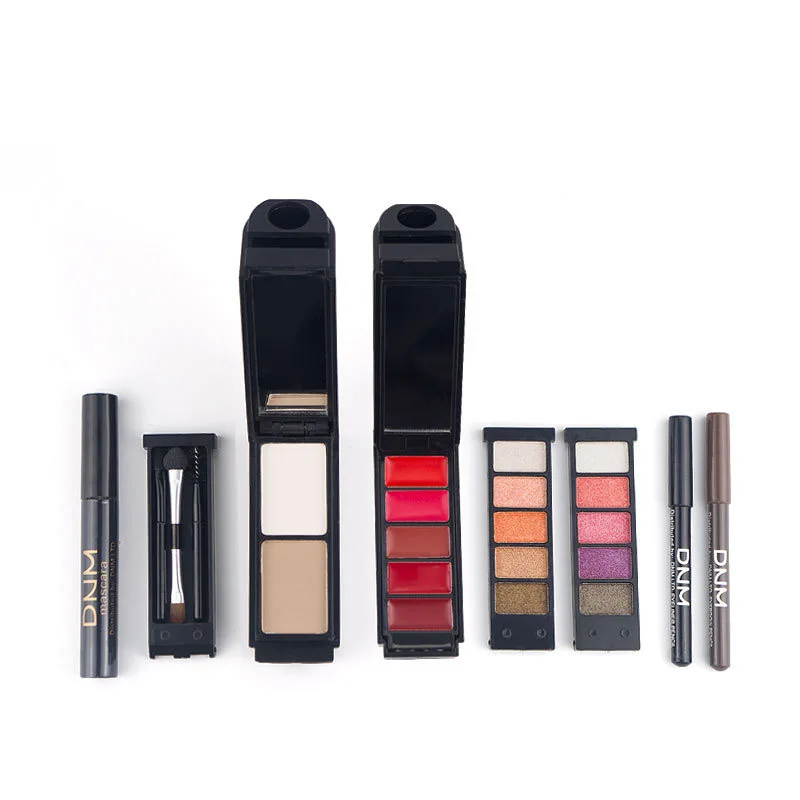 Портативный набор для макияжа Все в 1 косметический дома и путешествий коробка