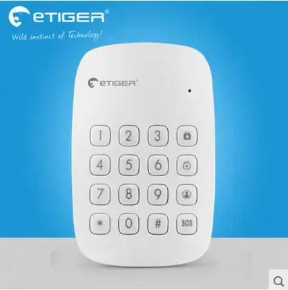 Система сигнализации Etiger с ЖК дисплеем и RFID метками Беспроводная GSM сигнализация