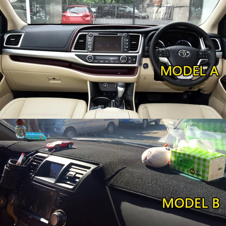 Чехлы для стайлинга автомобиля коврик приборной панели чехол Toyota Highlander Kluger 2007 2008