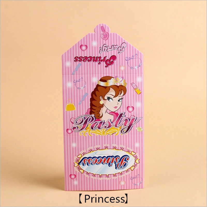 Princess 10 шт., пригласительные вечерние открытки с героями мультфильмов, открытки с приглашением на день рождения для маленьких мальчиков и девочек, украшения для свадебной вечеринки - Цвет: Princess