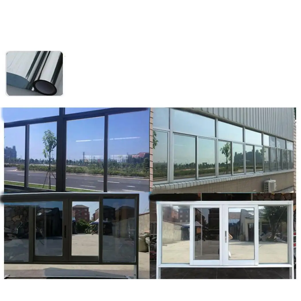 Светоотражающая пленка для окон изоляция окна зеркальные Наклейки Стеклянные