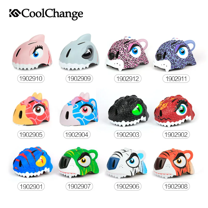 11 моделей профессиональных мультяшных детские шлемы с безопасными огнями