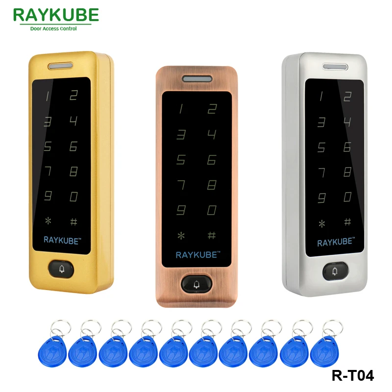 Контрольная Клавиатура доступа RAYKUBE с водонепроницаемой крышкой металлический