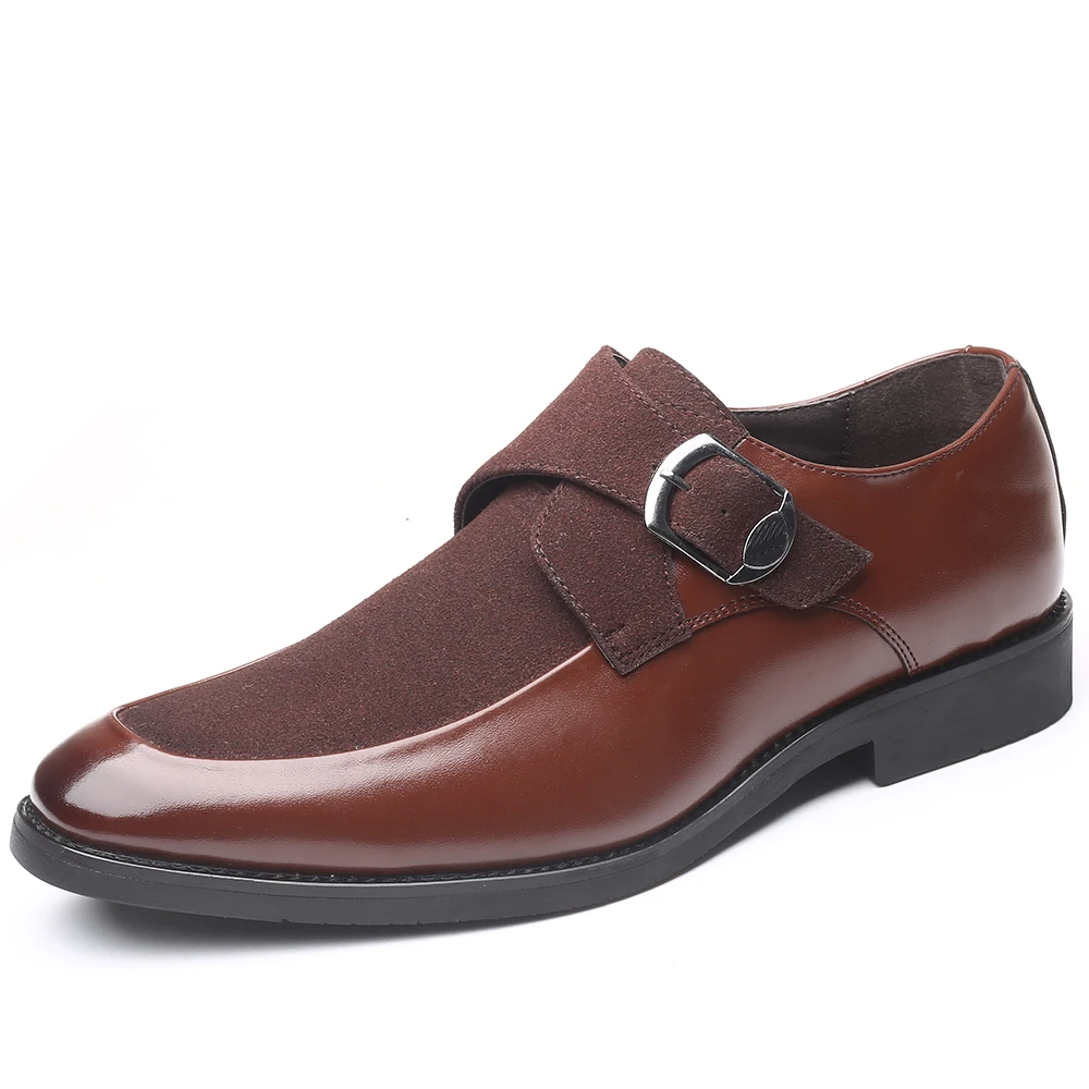 Men Dress Shoes Formal Wedding Party Shoes Men Leather Shoes Retro Shoes Luxury Brand Men's Oxfords big size 38-47