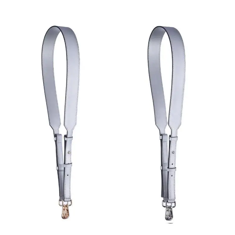 Ремень из воловьей кожи для женской сумки широкий Однотонный Регулируемый пояс