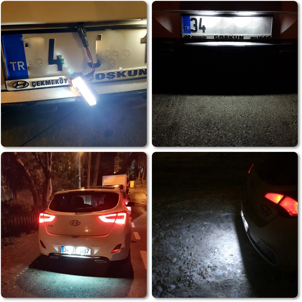Светодиодная подсветильник ка для номерного знака Hyundai I30 (GD) 2013 UP Accent 2011 2017 Elantra GT