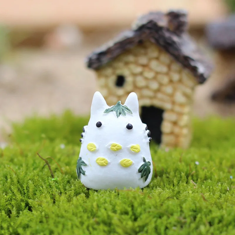 Moss micro landscape Aquarium fish tank landscaping Elf Tonari no Totoro Resin decoration Action Figure Model Toy OPP bag N667 | Игрушки и