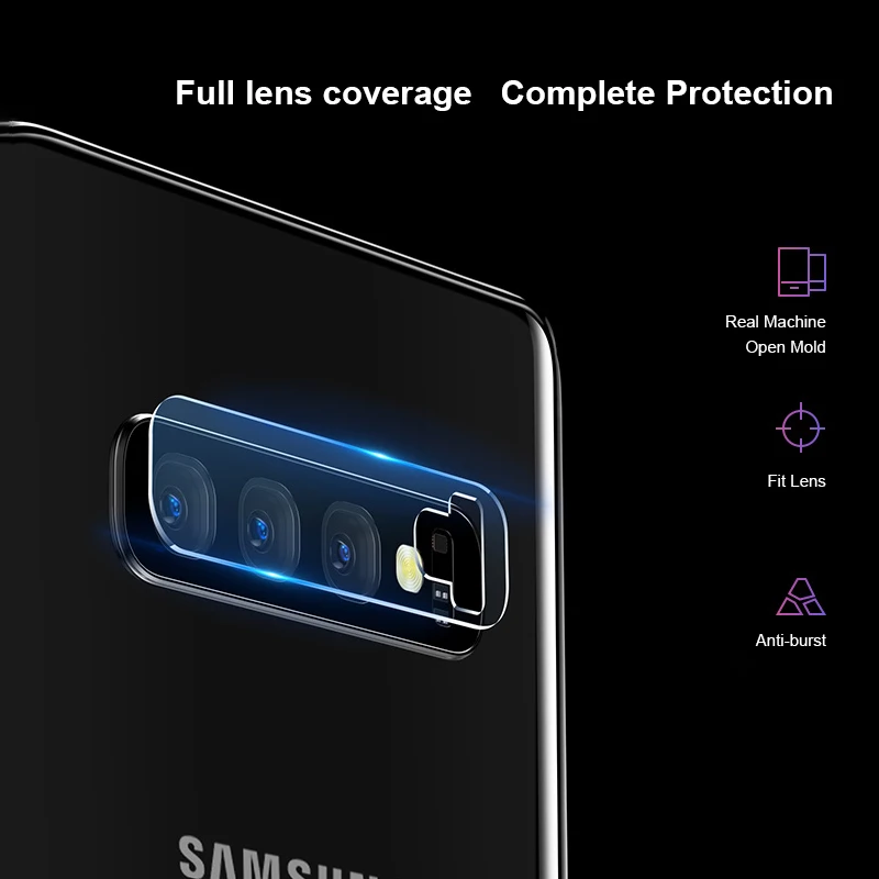 BXE 2 шт полное покрытие Камеры Len закаленное стекло для Samsung Galaxy S10 S9 S8 Plus S10e Note 8 9