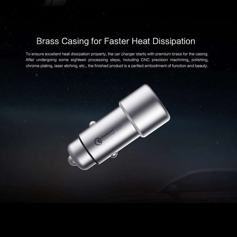 Оригинальное автомобильное зарядное устройство Xiaomi с двумя USB портами