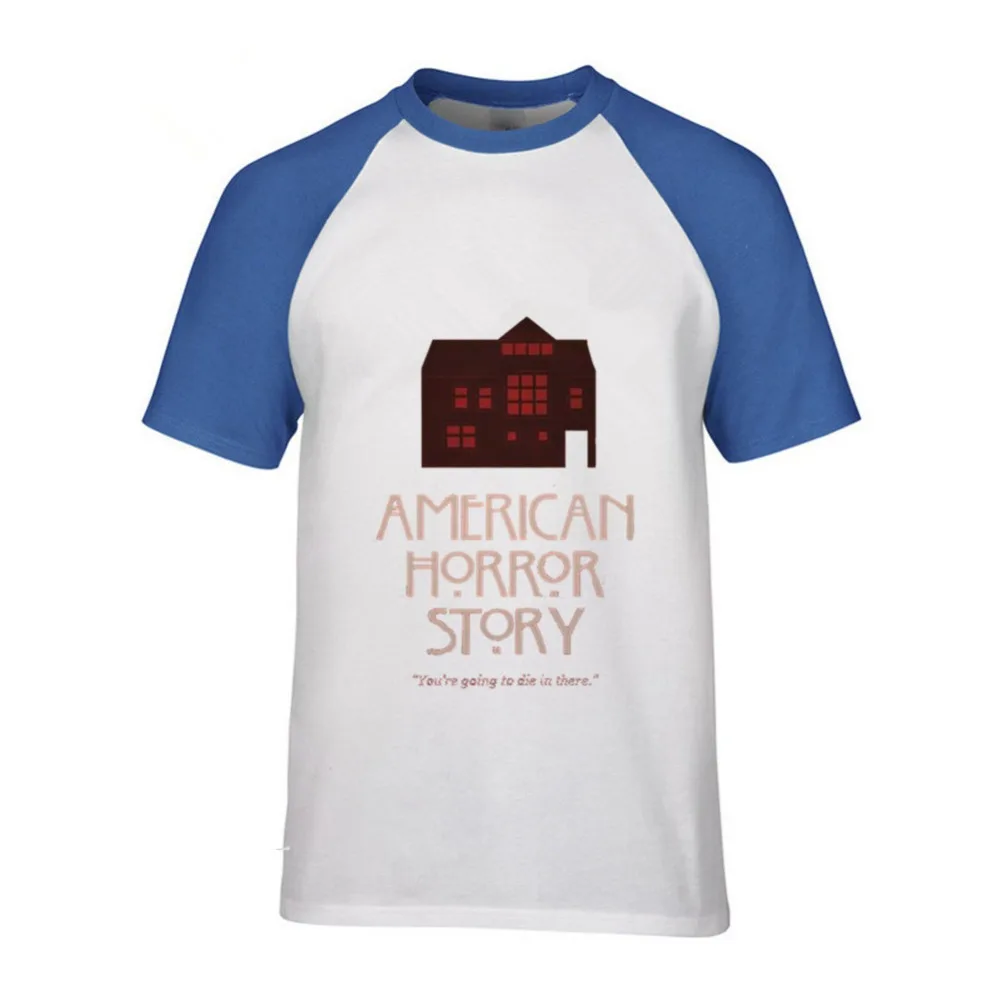 Новая Мода ужас футболка с короткими рукавами Для мужчин American Horror Story печать