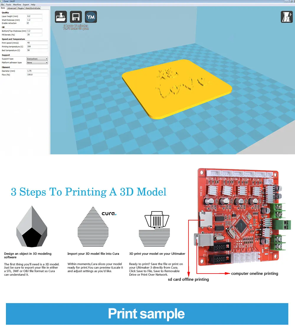 Обновление Anet A6 Imprimante 3d принтер DIY комплект Авто Уровень A6-L Impresora 3d принтер s алюминиевая Горячая кровать с 10 м нить SD карта