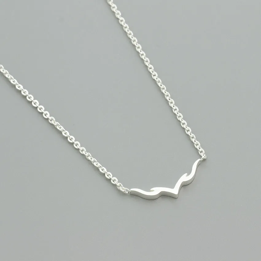 Модное ожерелье в форме V женское ювелирное изделие из нержавеющей стали