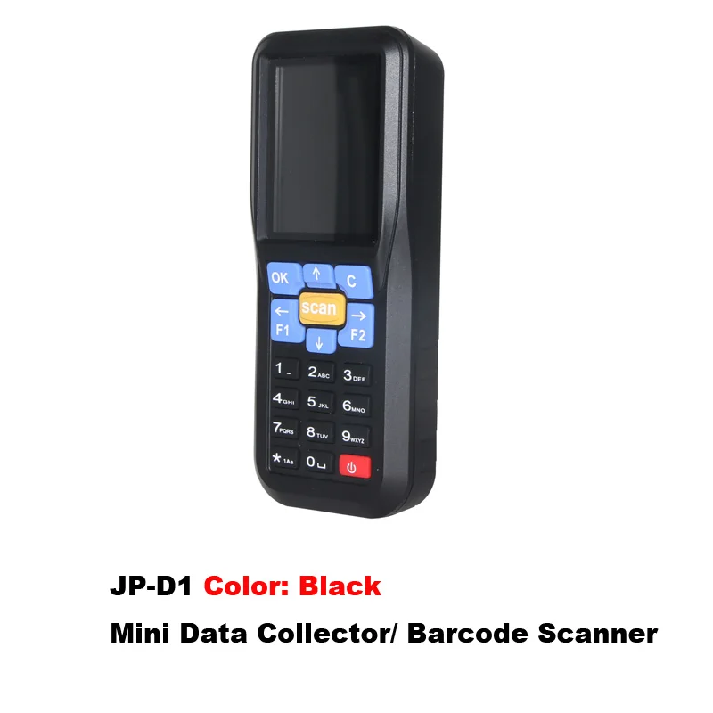 D1 Barcode Scanner JP-D2 JEPOD мини-сборщик данных сканирующий штрих-код для получения считыватель штрих-кодов для склада POS сборщик данных терминал - Цвет: D1 Barcode Scanner