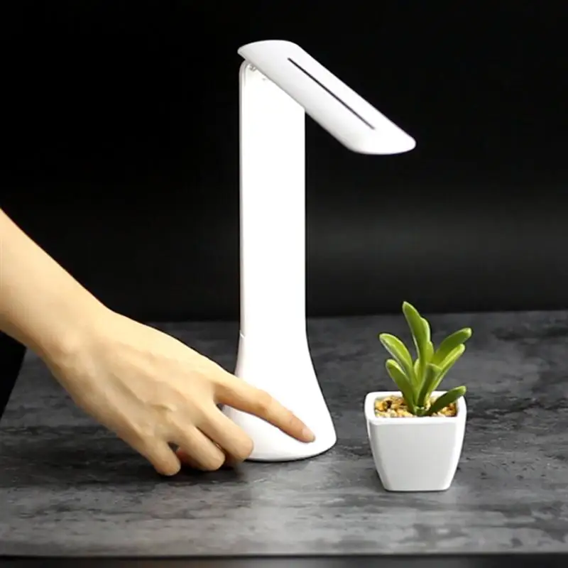 USB Rechargeable Touch Sensor Desk Light Dimmable Foldable Lamp LED Reading Table | Лампы и освещение