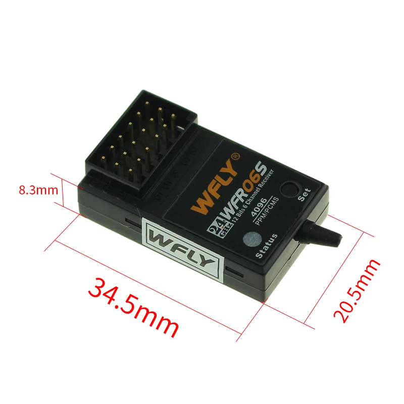 2,4G WFLY приемник WFR04S WFR06S WFR07S WFR09S WBUS RF201S RF207S PPM/PCMS для дистанционного управления для радиоуправляемого дрона
