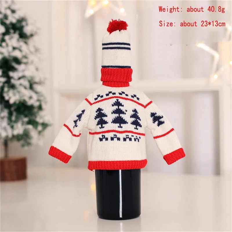 Hoomall 1PC Christmas Decorations Snowman Gifts Home Dinner Party Table Decors Santa Claus Cartoon Xmas Ornaments |