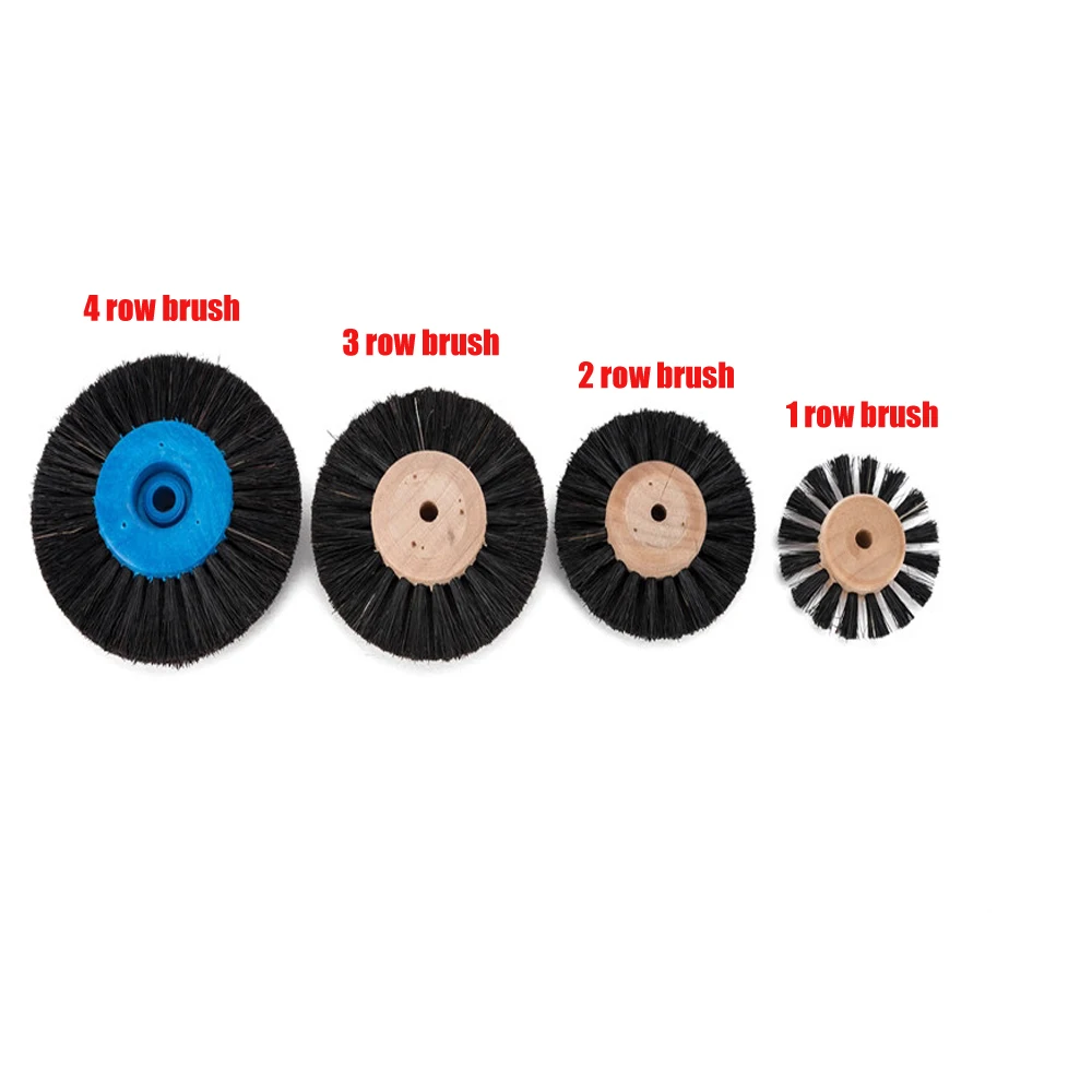 4 шт. Стоматологическая деревянный Пластик Ступица колеса кисточки прямые