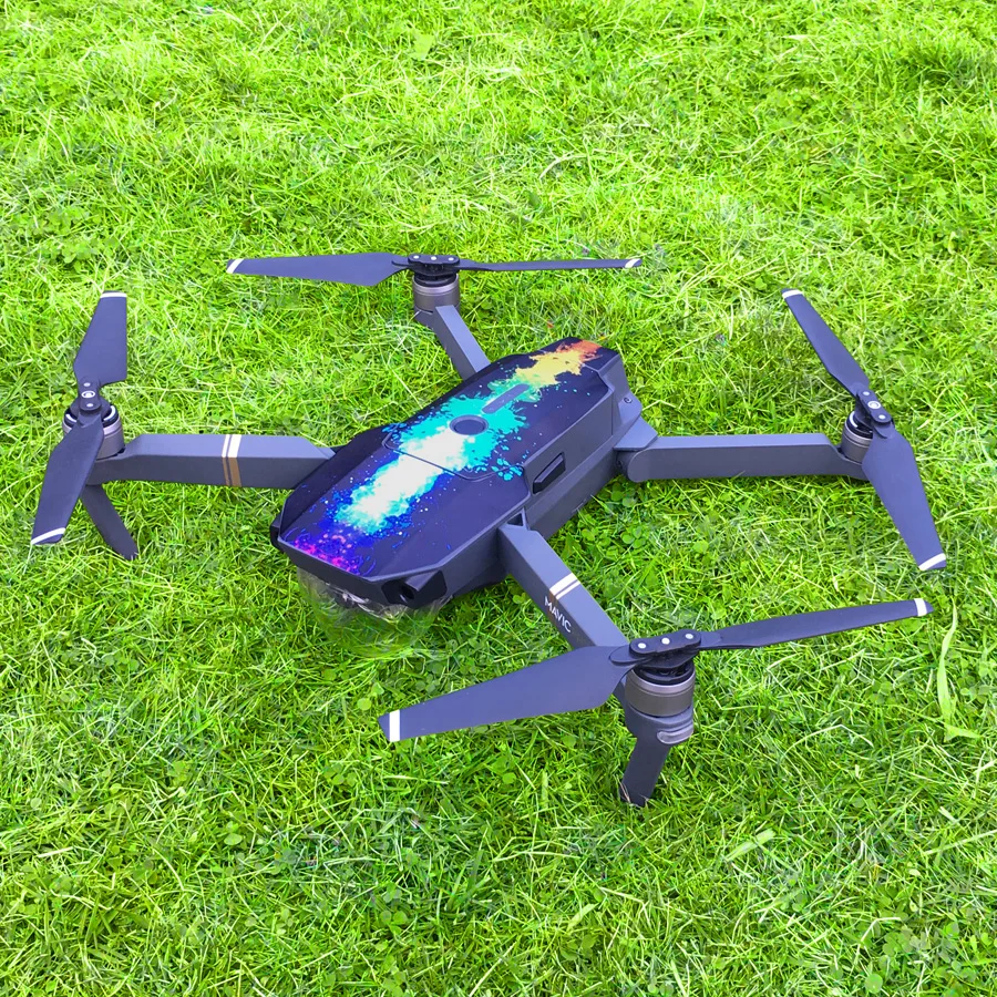 MAVIC PRO наклейки водонепроницаемый кожный Углеродные зерна батарея пульт