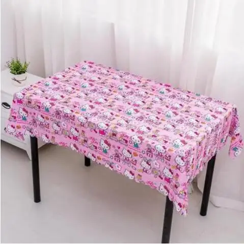 114x137cm HelloKitty скатерть для стола скатерть для чая скатерть с принтом Свадебная утолщенная скатерть для пикника моющаяся скатерть - Цвет: 114x137cm