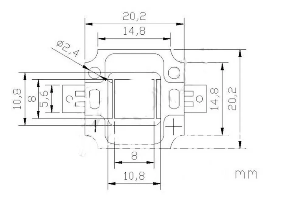 50 шт./лот 10 Вт Королевский синий 445nm 455nm СИД IC высокой мощности 600LM 9 V 12 900mA лампа для