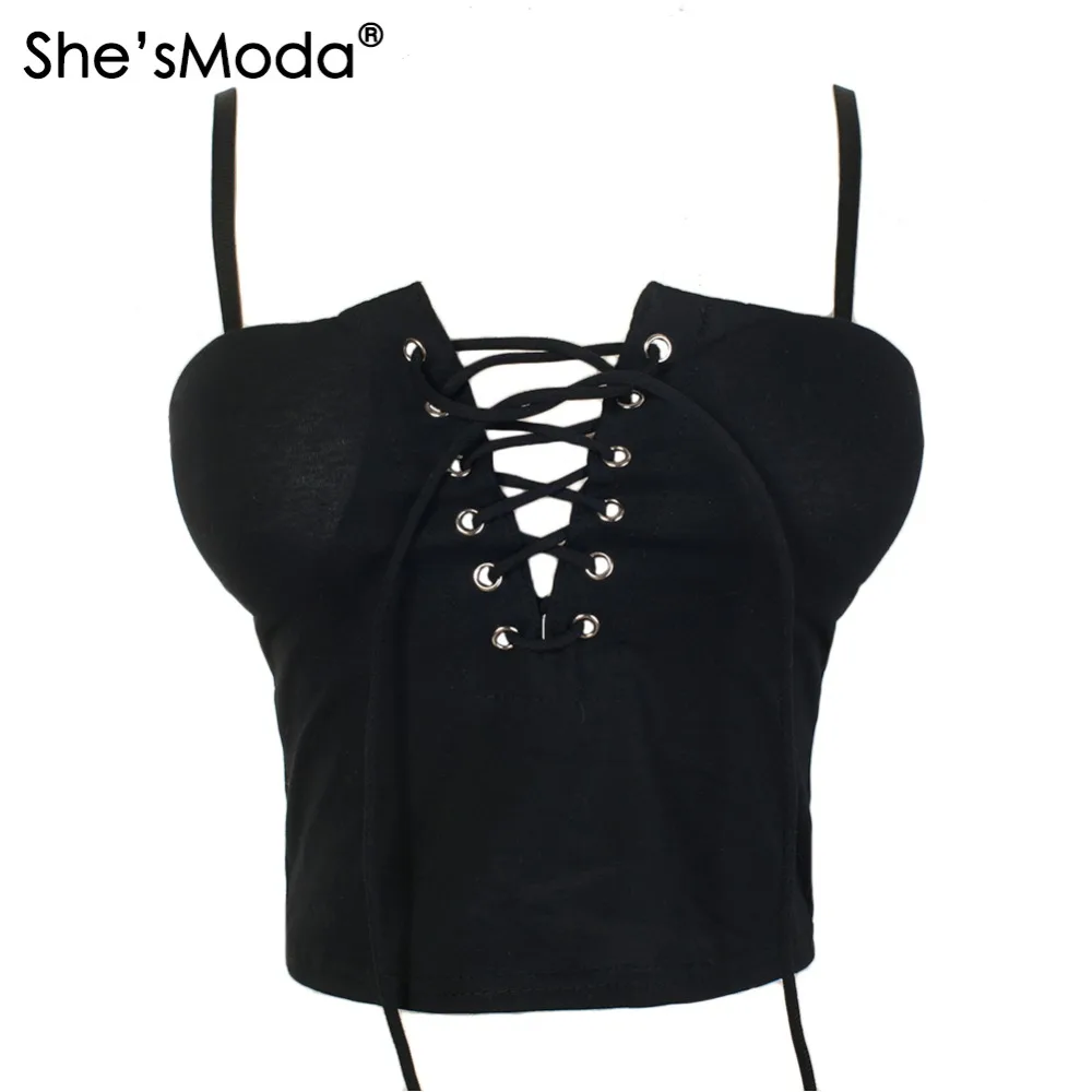 Бандажный жилет с перекрестными ремешками полой подкладкой женский короткий топ