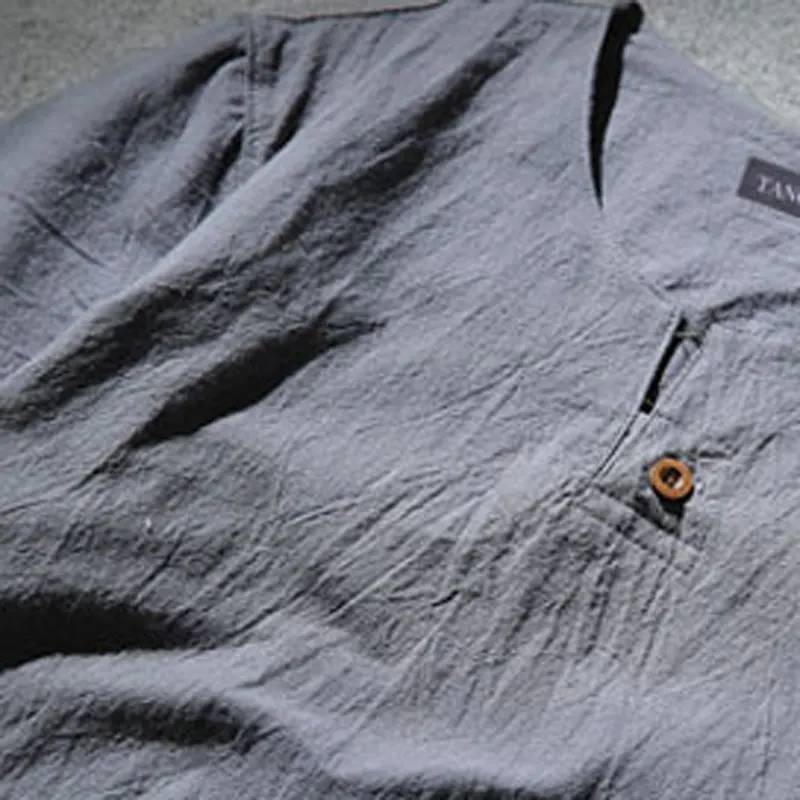 TANGNEST/футболки + шорты льняной китайский стиль летний брендовый комплект для