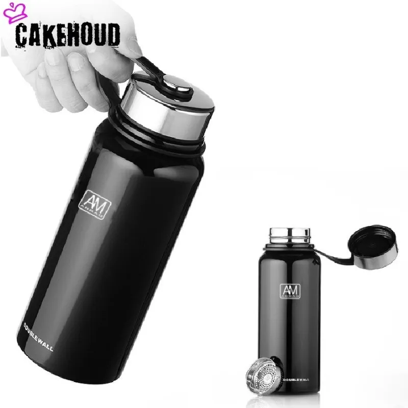 CAKEHOUD вакуумная фляжка из нержавеющей стали для улицы портативная большая емкость спортивная бутылка дорожная чашка Питьевая утварь