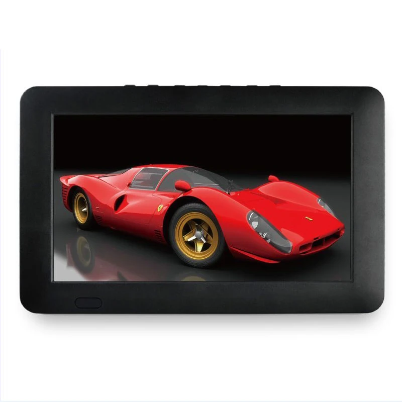 US plug Новейший портативный мини 7 дюймов 1080P Tft Led Hd Dvbt2 Dvbt цифровой аналоговый Pvr автомобильный тв Поддержка Usb Tf карта - Цвет: US plug