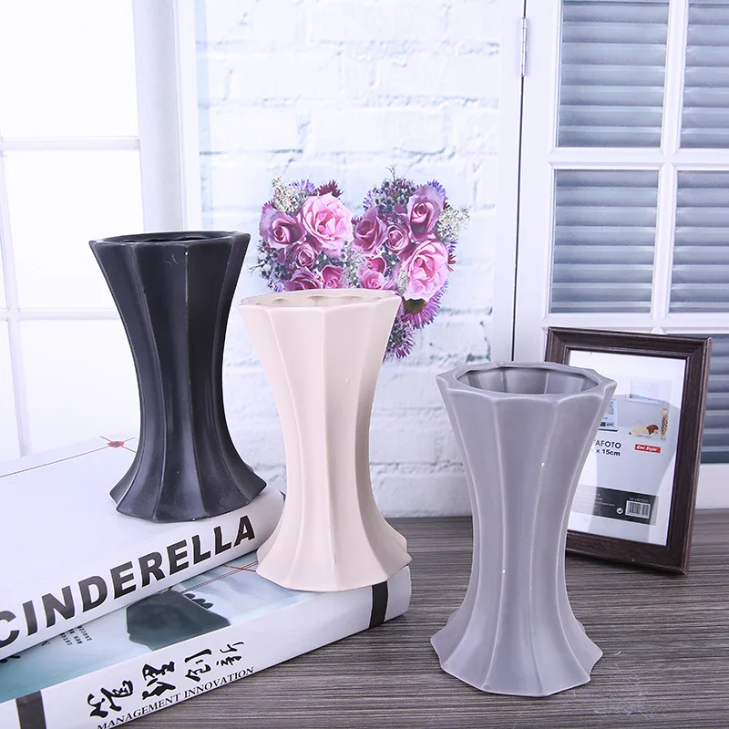 Домашний декор аксессуары ваза Керамическая Настольная для цветов украшения