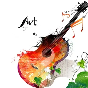 3 шт. (без рамки) настенное искусство музыкальные инструменты гитарный барабан