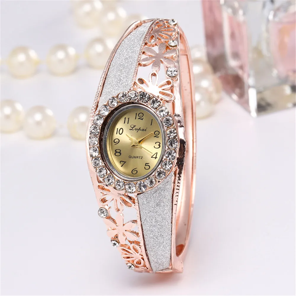 Relojes mujer Модные женские наручные часы горный хрусталь Для женщин s круглые