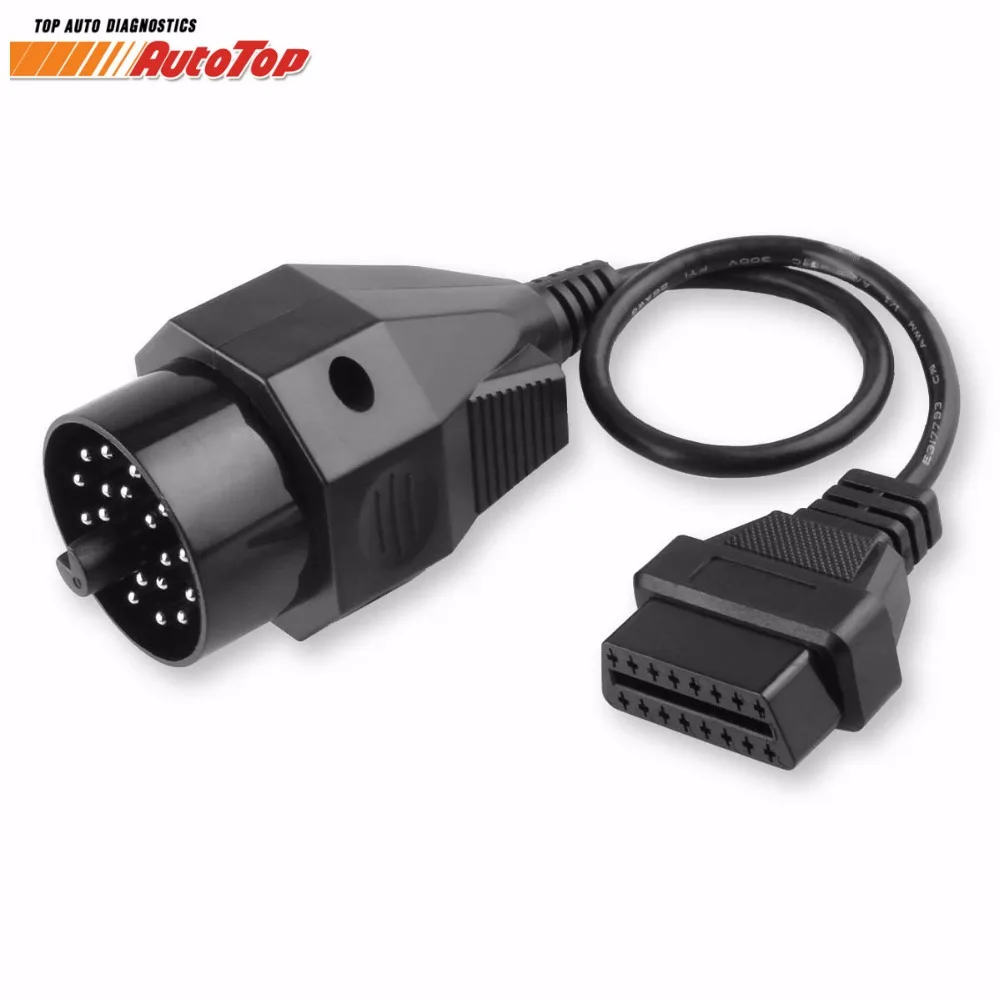 Для BMW 20 Pin ODB OBD2 кабель 20Pin до 16 Женский OBDII для e35 e36 X5 Z3 серия диагностический