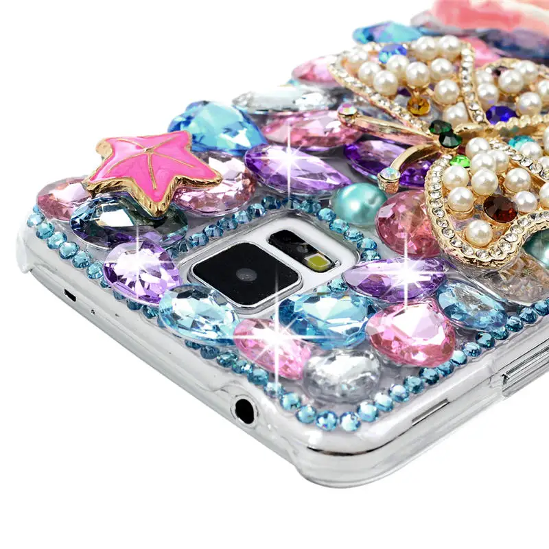 YOKIRIN 3D Diamond Case For iPhone 7 Glitter Rhinestone Back Cover Samsung Galaxy S5 Active S7 S6 Edge S8 Plus Note 3 5 |