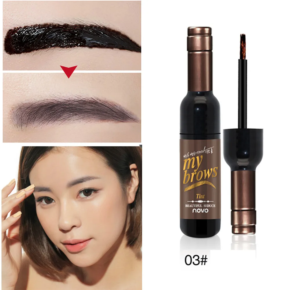 1Pc Eye Makeup Peel-off Brow Tattoo Tint Dye Gel Eyebrow Cream Waterproof Long Lasting Mascara makeup | Красота и здоровье