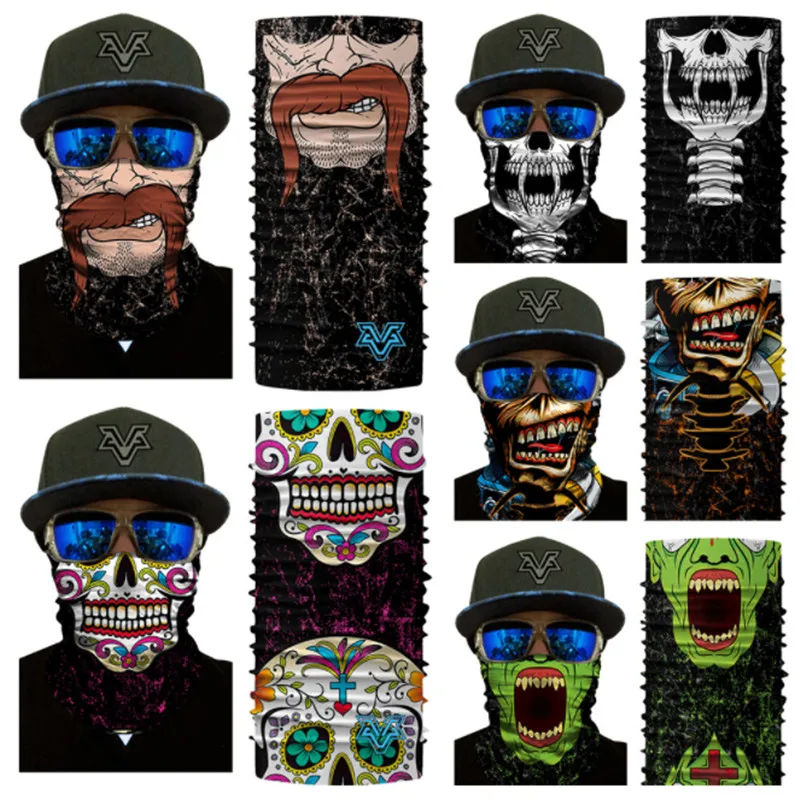 Бандана с черепом для рыбалки на открытом воздухе|skull mouth bandana|mouth bandanabalaclava balaclava |