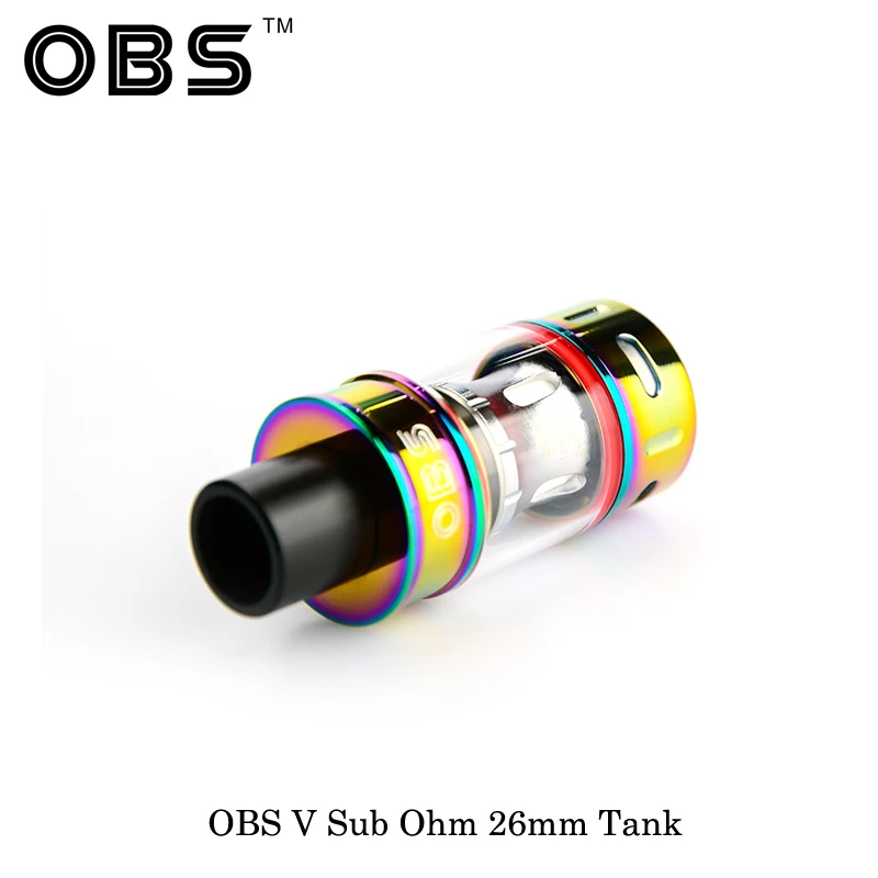 100% оригинальная электронная сигарета OBS V Бак 6 мл емкость Vtank атомайзер боковая