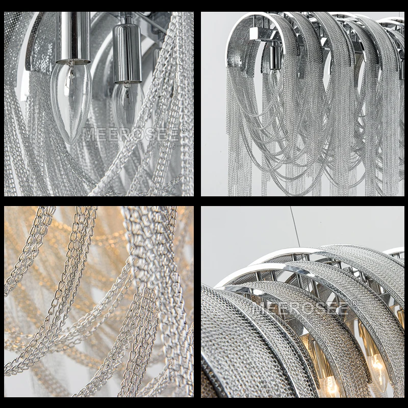 Новый Дизайн Французский люстра империя свет Алюминий пост Chain Винтаж подвесной