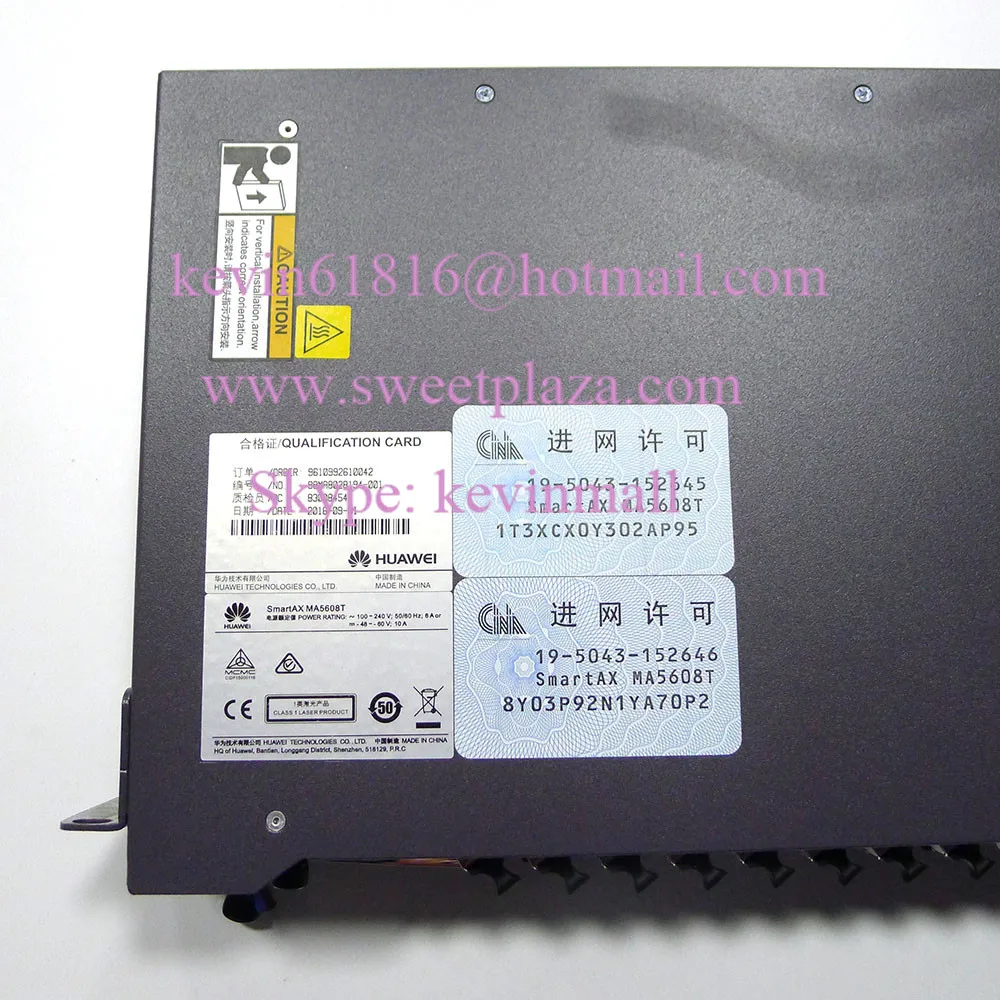 Hua wei mini GPON или EPON OLT MA5608T с 2 * MCUD1 + 1 MPWC GPFD C +|Сетевые шкафы| |