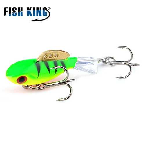 as photo FISH KING 1 шт. приманки для подледной рыбалки зимняя приманка жесткая балансировочная приманка для ловли свинца - Цвет: as photo