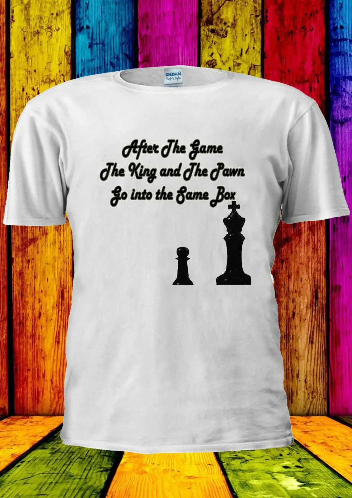 King And Pawn Play Chess Tumblr футболка жилет для мужчин и женщин унисекс 1498 Летняя мужская