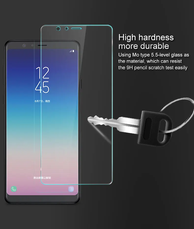 IMAK Экран протектор для samsung Galaxy A9 Star G8850 9 H 2.5D защитная пленка СПС samsung A9 Star закаленное Стекло