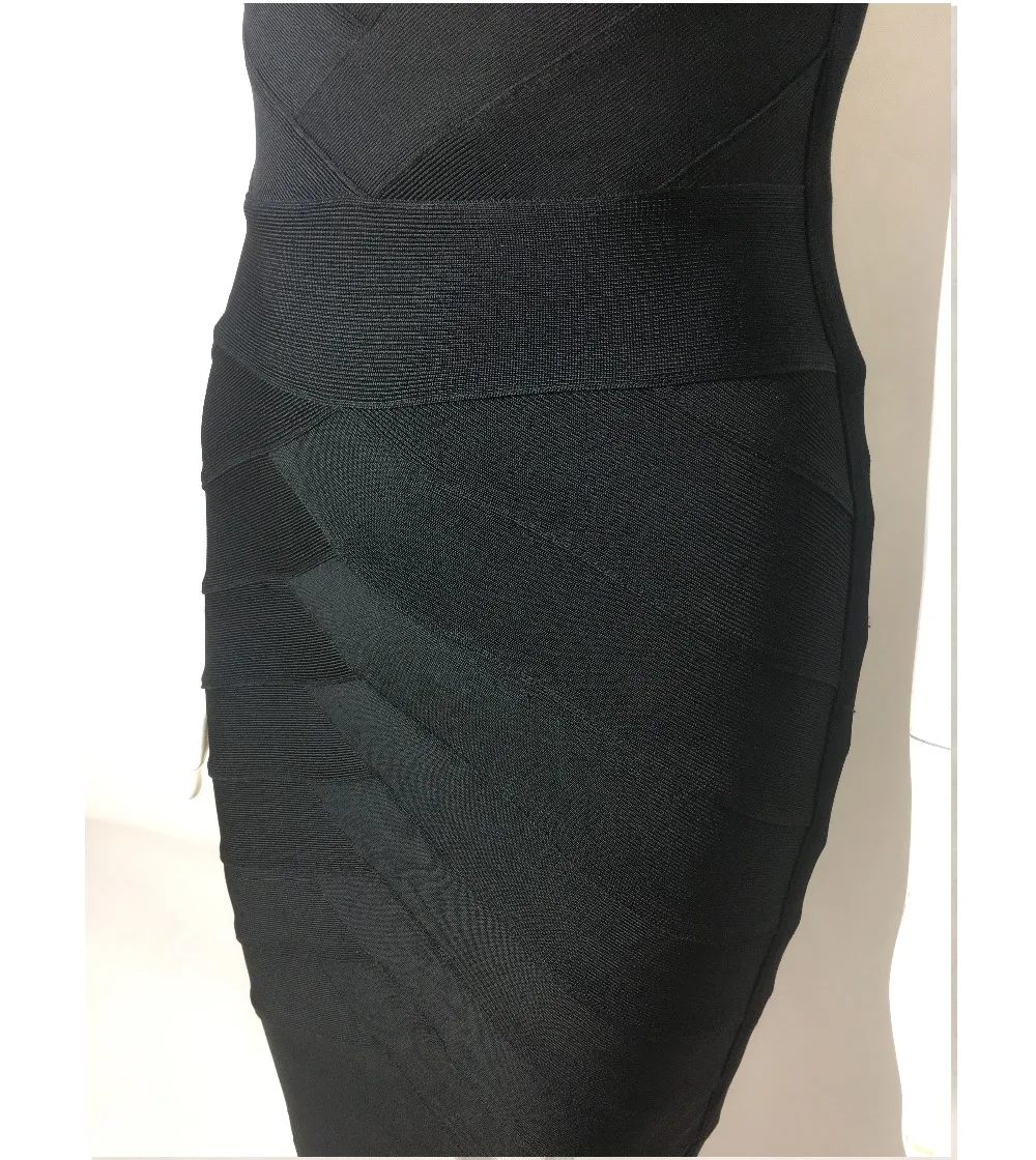 

2018 new arrivals summer women dress wholesale white strapless bandage midi dress black party dress dropshipping Q-77