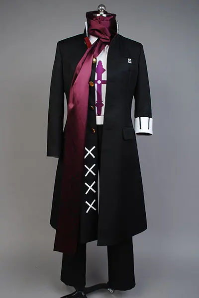 Костюм для косплея из аниме Супер данганронпа 2 Униформа пальто рубашка шарф